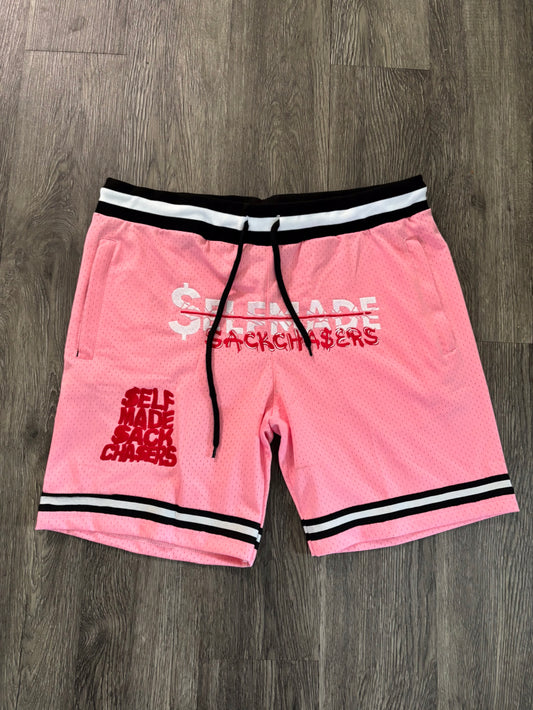 Pink Basketball Short