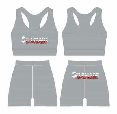 Women Gray Gym Sets