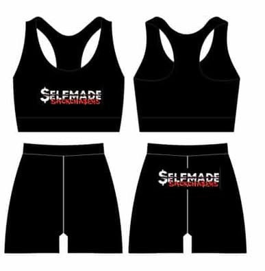 Women Black Gym Sets