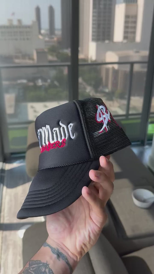 SM Black/Red Trucker Hat